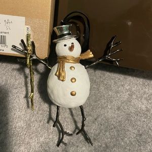 Michael Aram Snowman Ornament